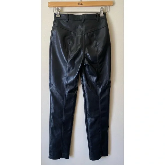 Aritzia Wilfred Rebel Pant High-waisted Vegan Leather pants